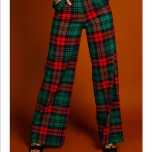 Plaid Christmas Pants